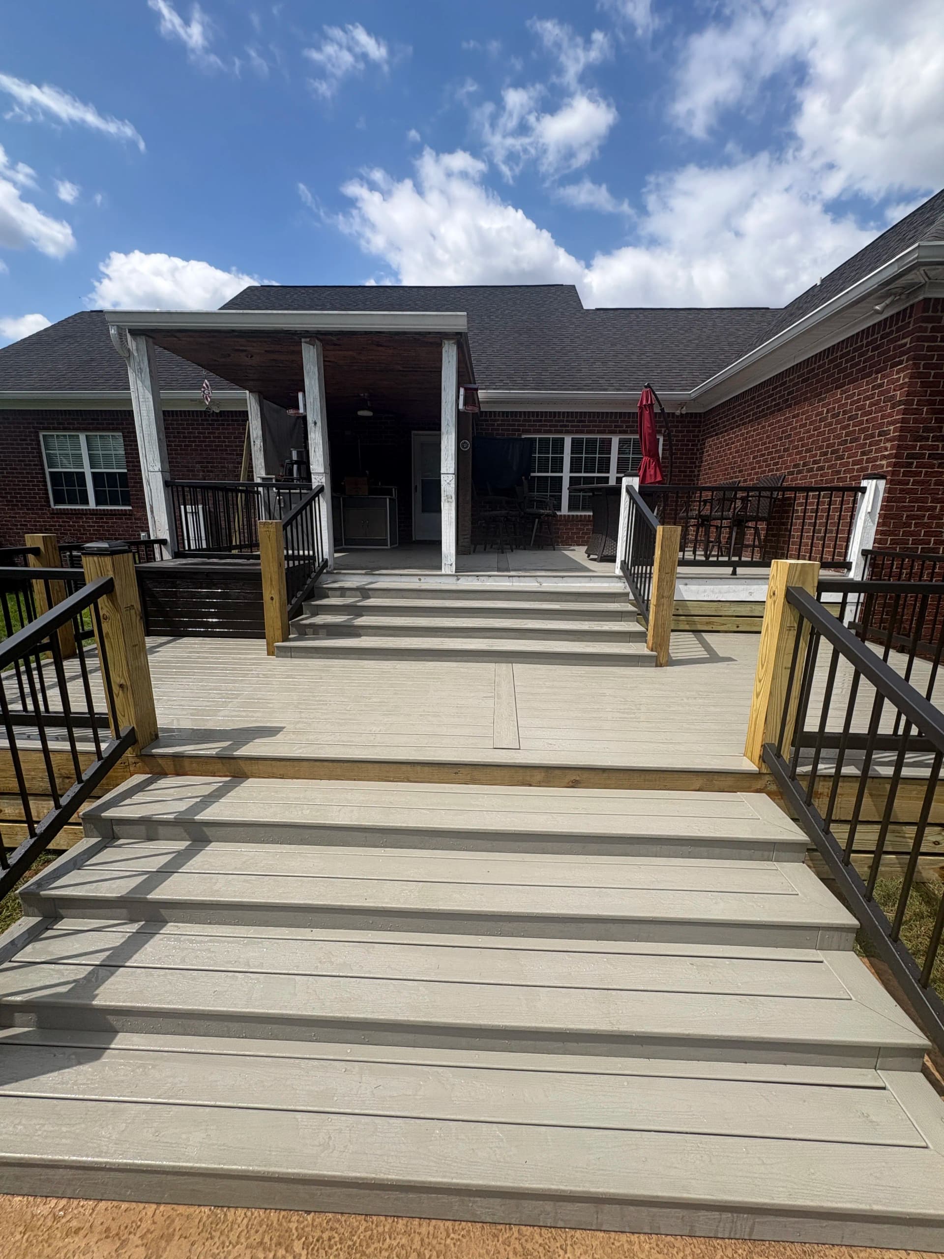 New Deck Addition and Full Trex Upgrade with Accessibility Stairs