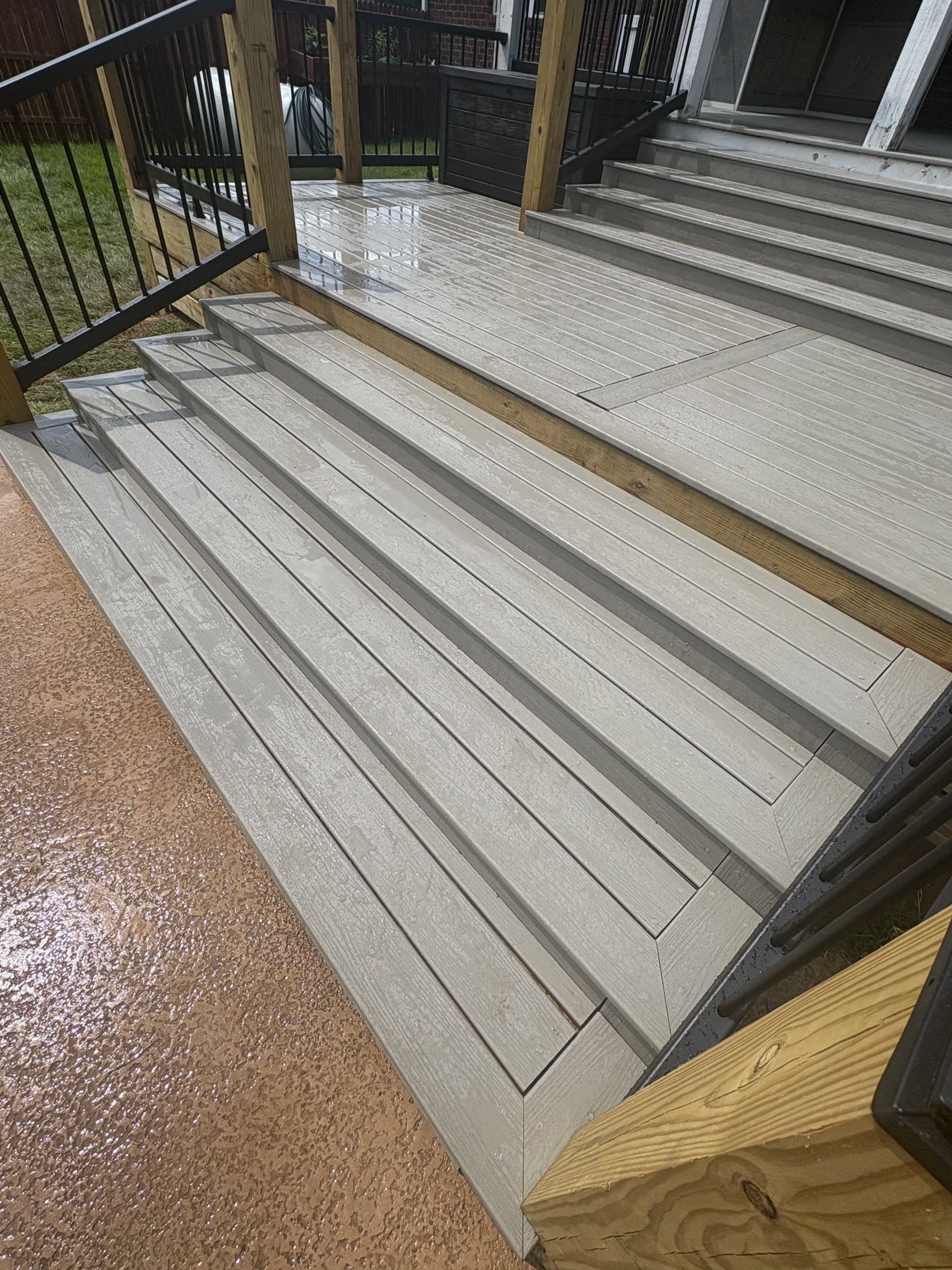 New Deck Addition and Full Trex Upgrade with Accessibility Stairs