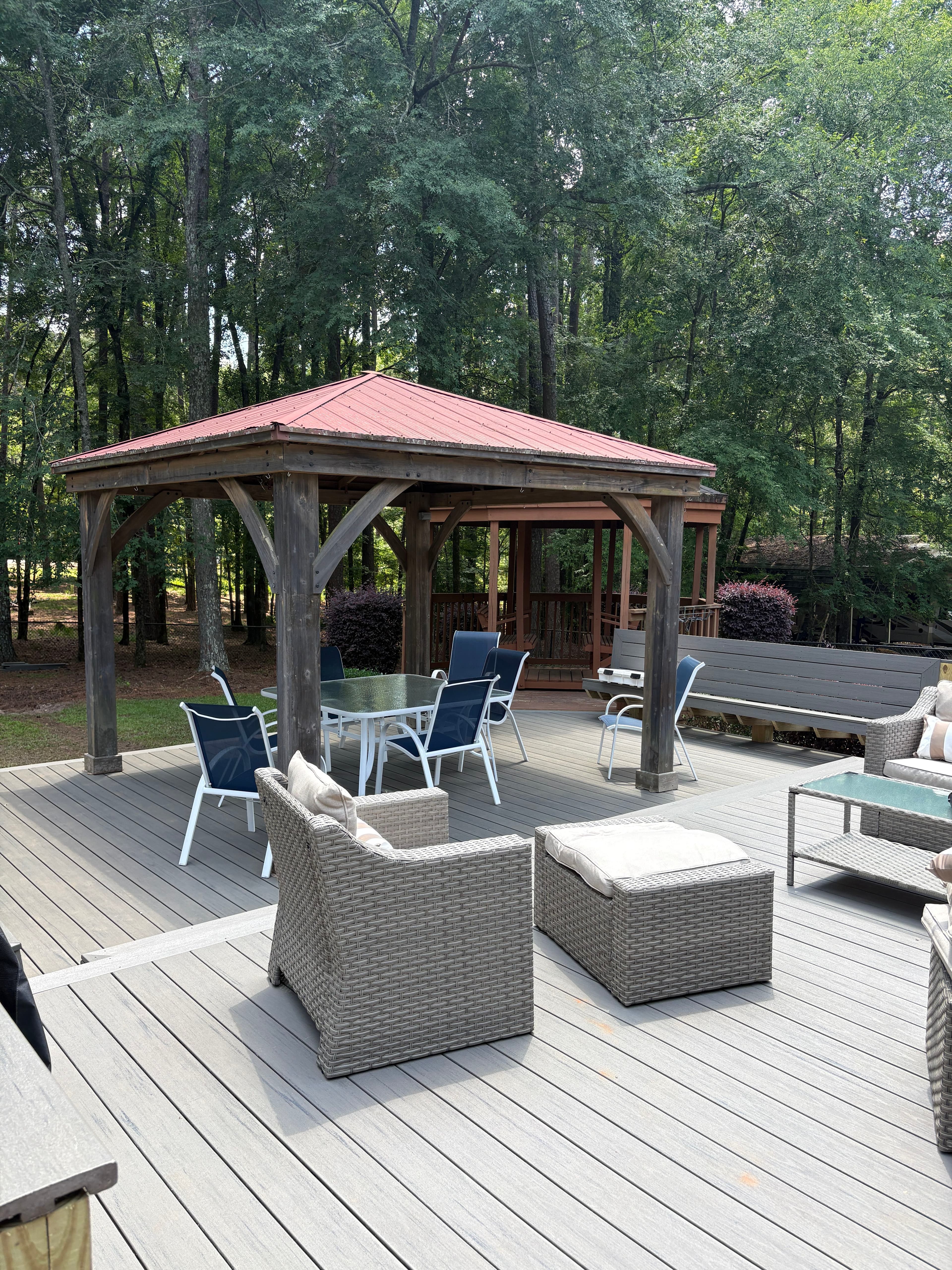 Project Old Deck Torn Down and Rebuilt With TimberTech and Wire Railing image