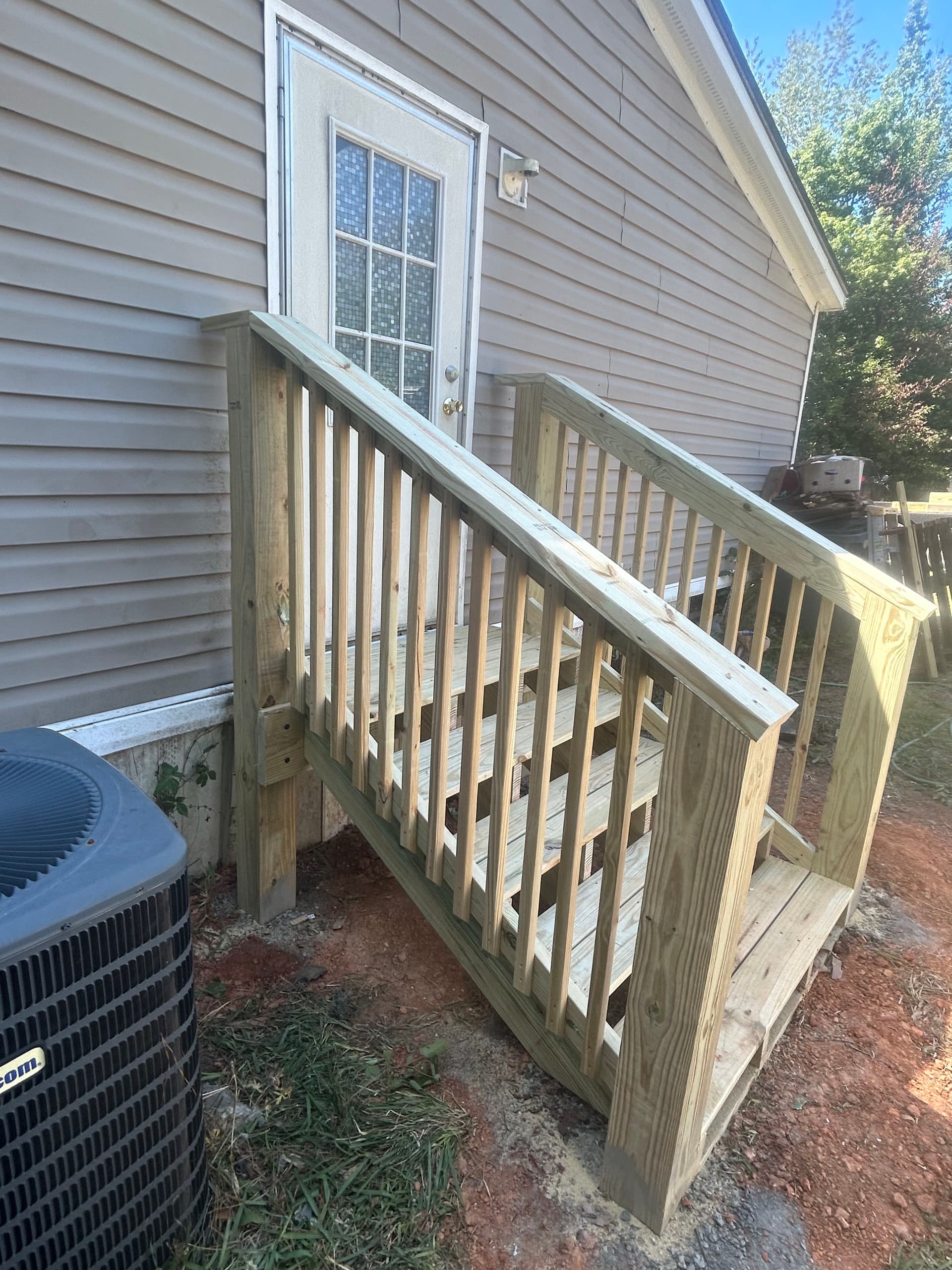 Old Deck Stairs Torn Out and Rebuilt the Right Way