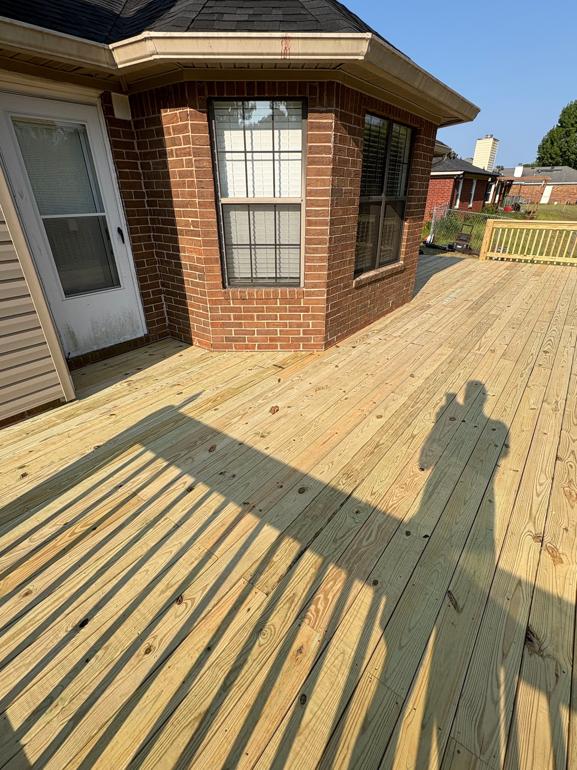 36x22 Deck and 50-ft Retaining Wall Built to Last