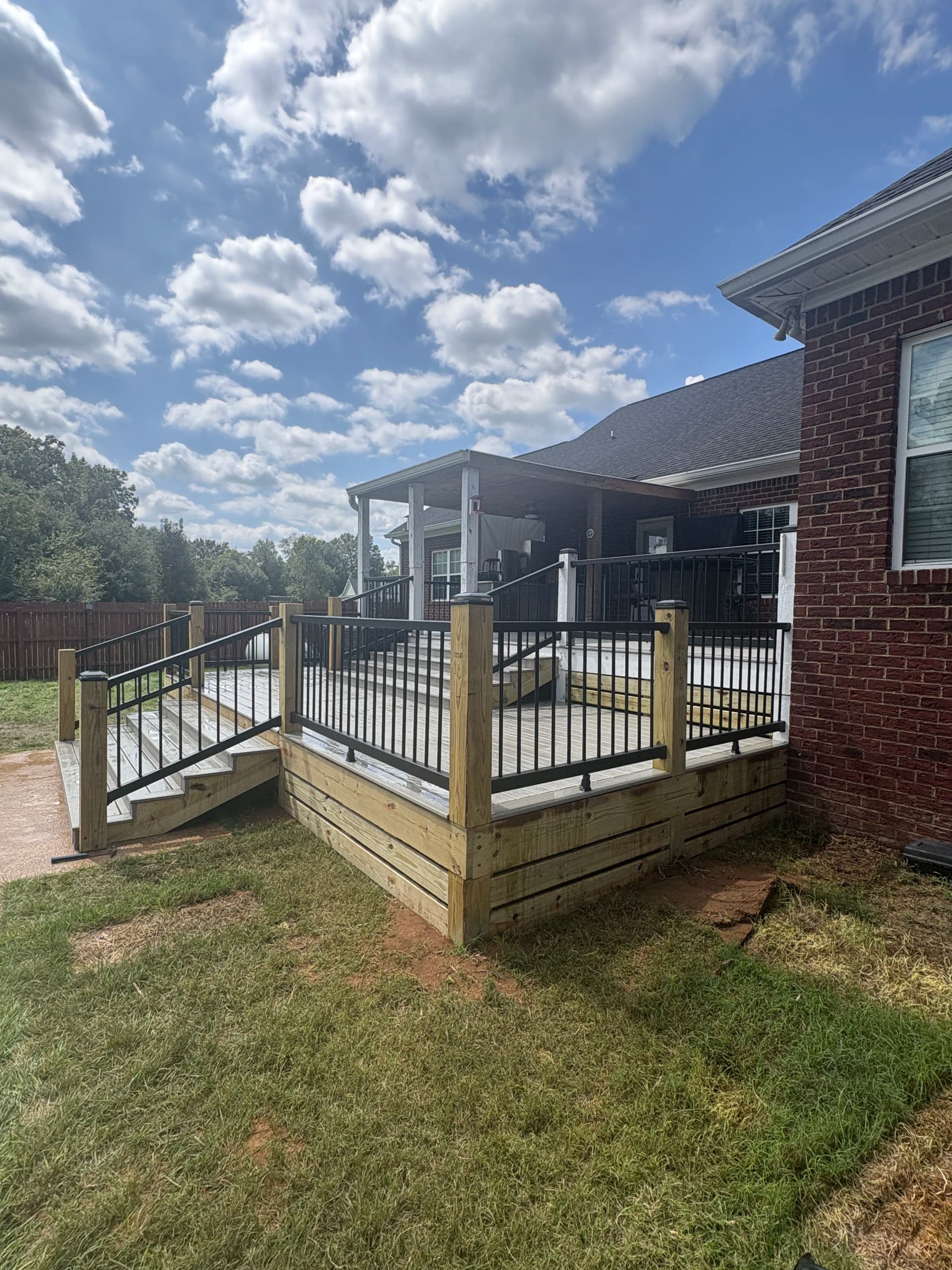 New Deck Addition and Full Trex Upgrade with Accessibility Stairs
