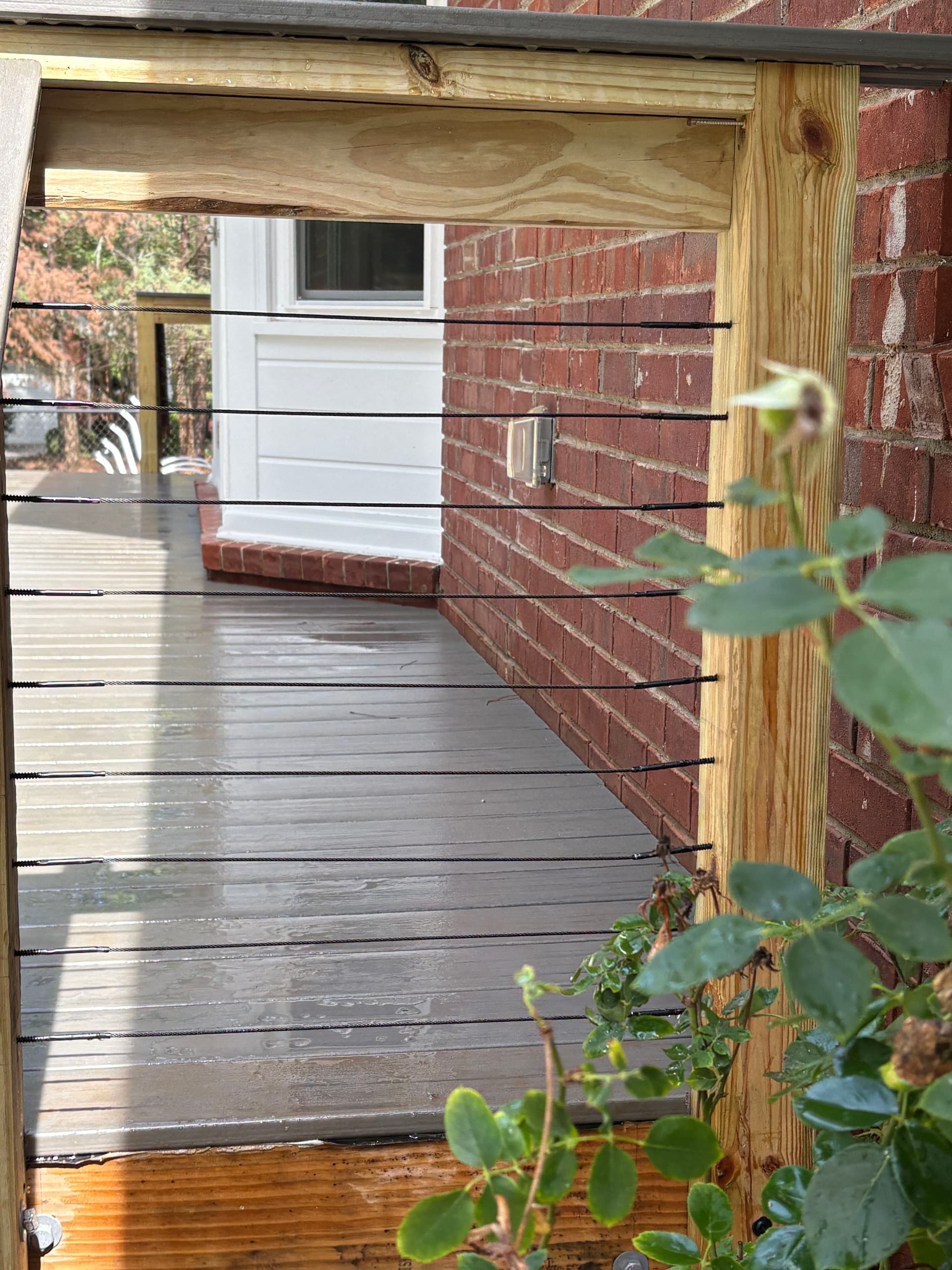 Gallery photos for Old Deck Torn Down and Rebuilt With TimberTech and Wire Railing: Image #6