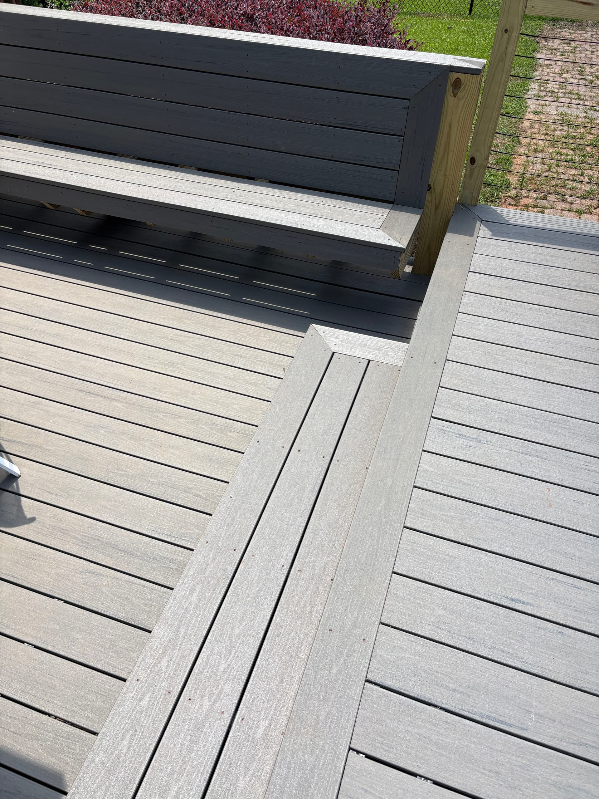 Gallery photos for Old Deck Torn Down and Rebuilt With TimberTech and Wire Railing: Image #1