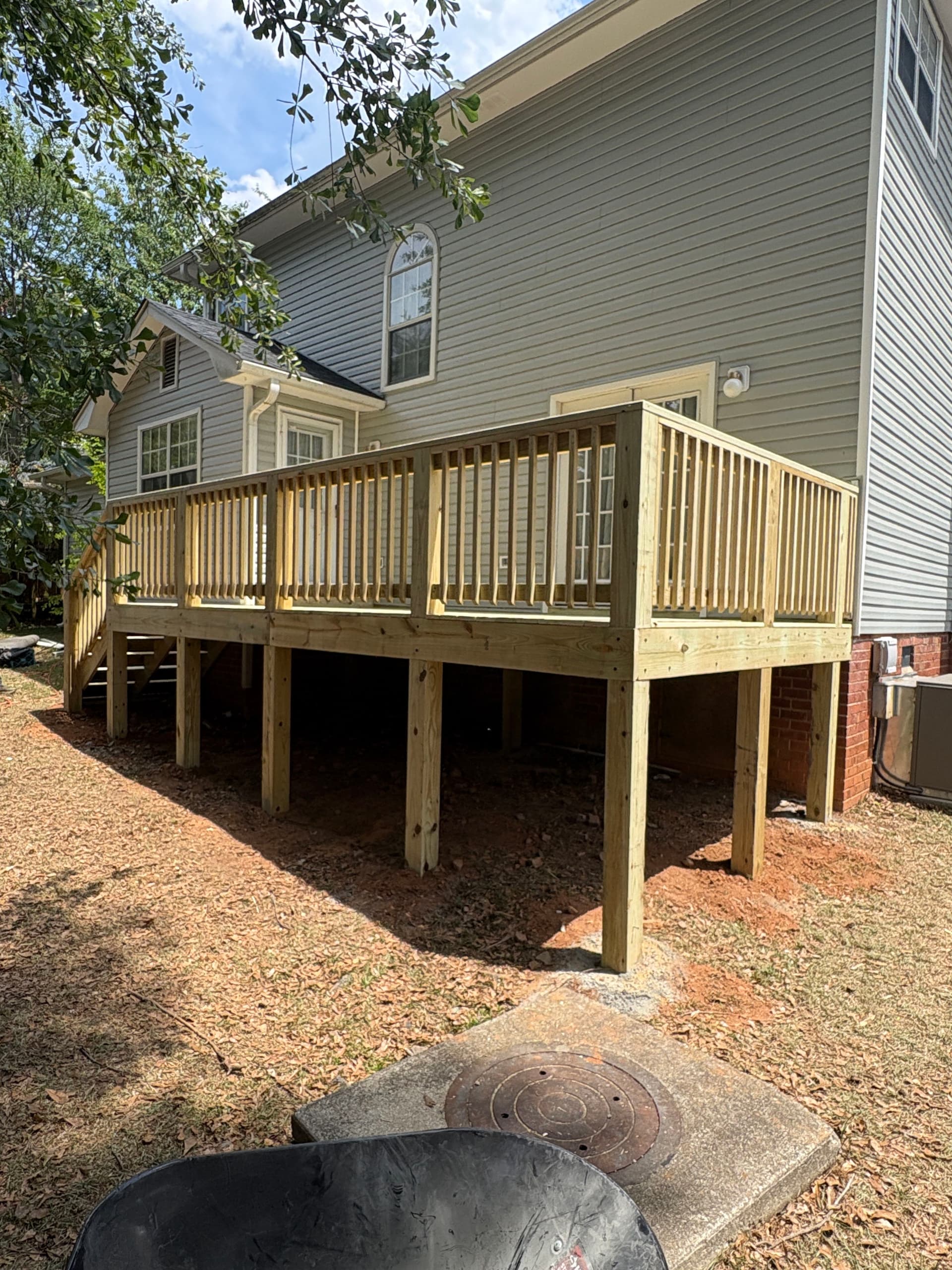 Gallery photos for Rotted Deck Torn Out and Rebuilt From the Ground Up: Image #1