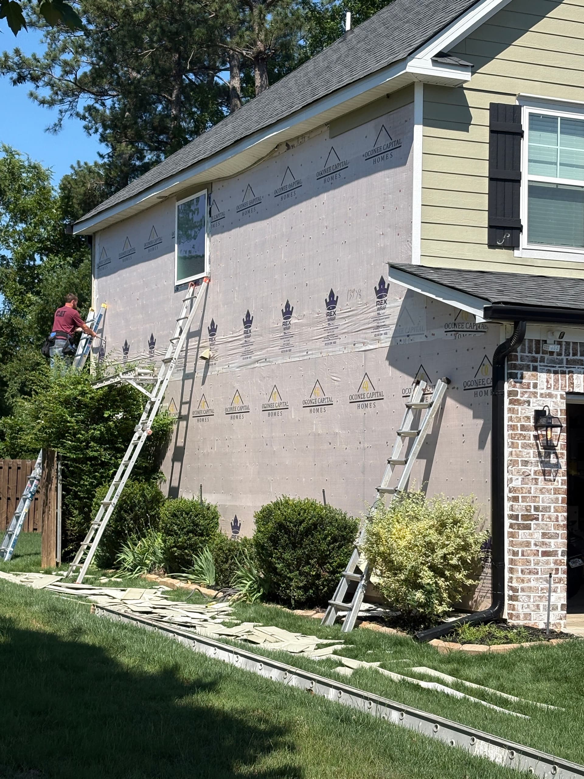 Gallery photos for Old Siding Out, Hardie Board In - A Cleaner Exterior: Image #5